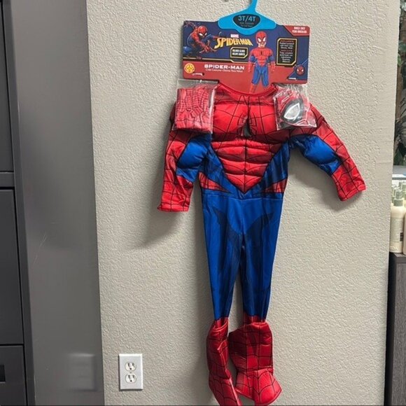 Rubie's Marvel Spiderman Muscle Halloween/Cosplay Costume - Multiple Sizes! - Picture 2 of 6